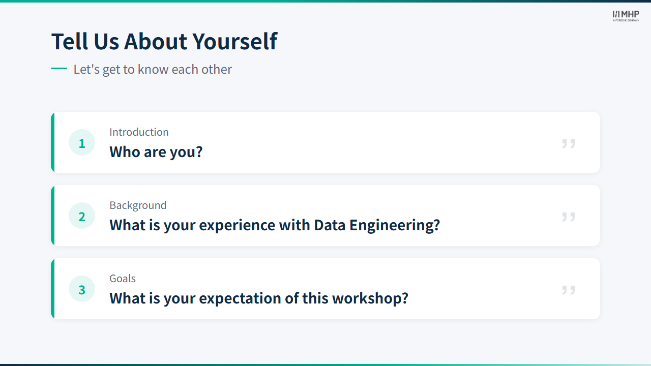 Tell Us About Yourself