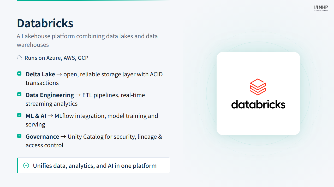 Databricks – Unified Data & AI Platform